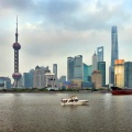 Panorama dzielnicy Pudong